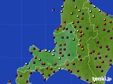 2020年01月27日の道央のアメダス(日照時間)