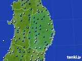 2020年01月27日の岩手県のアメダス(気温)