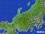 北陸地方のアメダス実況(降水量)(2020年01月28日)