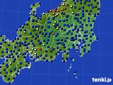 関東・甲信地方のアメダス実況(日照時間)(2020年01月28日)