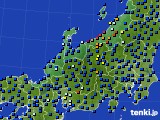 北陸地方のアメダス実況(日照時間)(2020年01月28日)