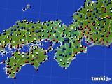 近畿地方のアメダス実況(日照時間)(2020年01月29日)