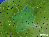 群馬県のアメダス実況(日照時間)(2020年01月29日)