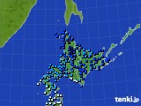北海道地方のアメダス実況(気温)(2020年01月29日)