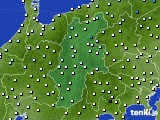 長野県のアメダス実況(気温)(2020年01月29日)