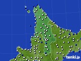 道北のアメダス実況(風向・風速)(2020年01月29日)