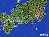 2020年01月30日の東海地方のアメダス(日照時間)