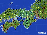 近畿地方のアメダス実況(日照時間)(2020年01月31日)