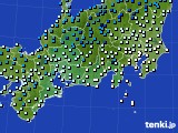 2020年01月31日の東海地方のアメダス(気温)