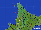 2020年02月01日の道北のアメダス(日照時間)