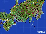 2020年02月02日の東海地方のアメダス(日照時間)