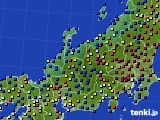 北陸地方のアメダス実況(日照時間)(2020年02月03日)