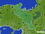 京都府のアメダス実況(日照時間)(2020年02月03日)