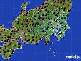 関東・甲信地方のアメダス実況(日照時間)(2020年02月04日)