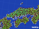 中国地方のアメダス実況(日照時間)(2020年02月04日)