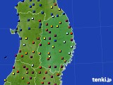 2020年02月04日の岩手県のアメダス(日照時間)