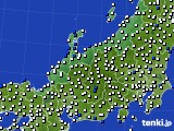 2020年02月04日の北陸地方のアメダス(風向・風速)