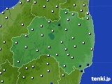福島県のアメダス実況(風向・風速)(2020年02月04日)