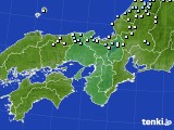 近畿地方のアメダス実況(降水量)(2020年02月05日)