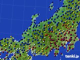北陸地方のアメダス実況(日照時間)(2020年02月05日)