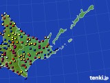 2020年02月05日の道東のアメダス(日照時間)