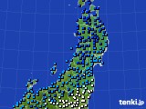 東北地方のアメダス実況(気温)(2020年02月05日)