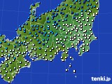 関東・甲信地方のアメダス実況(気温)(2020年02月05日)