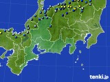 東海地方のアメダス実況(積雪深)(2020年02月06日)