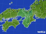 近畿地方のアメダス実況(積雪深)(2020年02月06日)