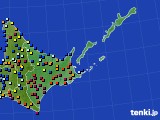 2020年02月06日の道東のアメダス(日照時間)