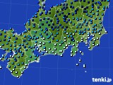 2020年02月06日の東海地方のアメダス(気温)