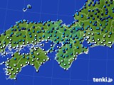 2020年02月06日の近畿地方のアメダス(気温)