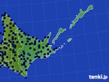 2020年02月06日の道東のアメダス(気温)