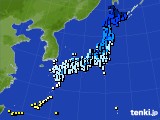 アメダス実況(気温)(2020年02月07日)