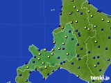 道央のアメダス実況(積雪深)(2020年02月08日)