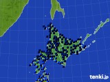 北海道地方のアメダス実況(気温)(2020年02月08日)