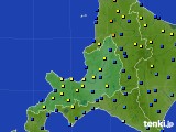 道央のアメダス実況(積雪深)(2020年02月09日)