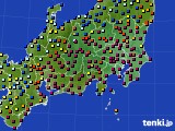 関東・甲信地方のアメダス実況(日照時間)(2020年02月09日)