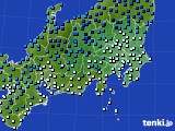 関東・甲信地方のアメダス実況(気温)(2020年02月09日)