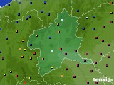 群馬県のアメダス実況(日照時間)(2020年02月10日)