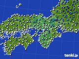 近畿地方のアメダス実況(気温)(2020年02月10日)