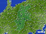 長野県のアメダス実況(風向・風速)(2020年02月10日)