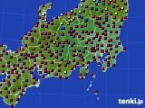 関東・甲信地方のアメダス実況(日照時間)(2020年02月11日)