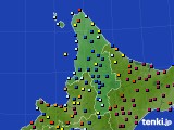 道北のアメダス実況(日照時間)(2020年02月11日)