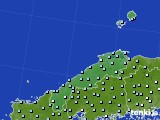 島根県のアメダス実況(降水量)(2020年02月12日)
