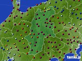 長野県のアメダス実況(日照時間)(2020年02月12日)