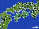 2020年02月16日の四国地方のアメダス(降水量)