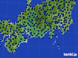 2020年02月16日の東海地方のアメダス(日照時間)