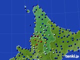 道北のアメダス実況(日照時間)(2020年02月17日)