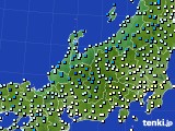 アメダス実況(気温)(2020年02月17日)